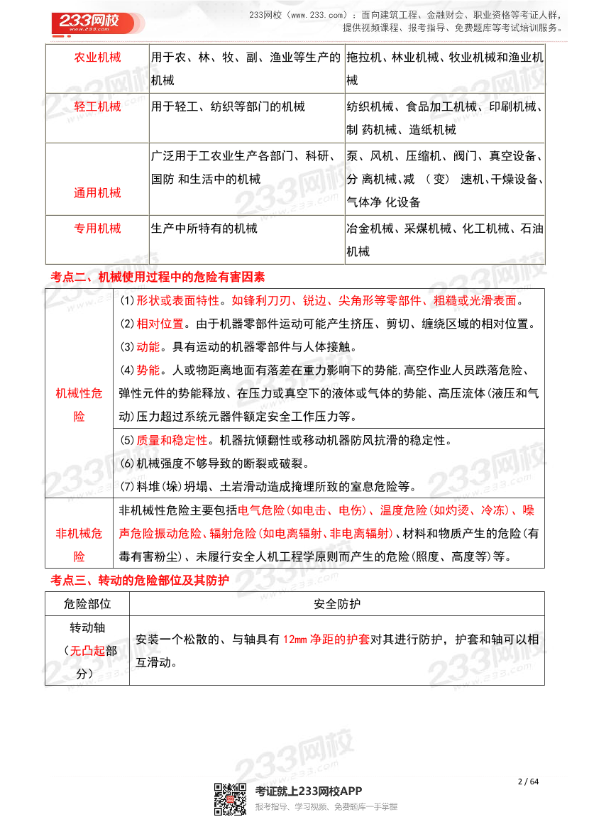 25年注安《安全生產技術》高頻考點資料（純考點）.pdf-圖片2