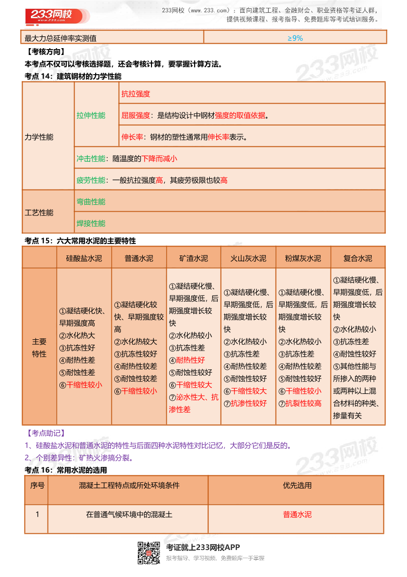 全新升級！2025年一級建造師《建筑工程》四色筆記（共53頁）.pdf-圖片6