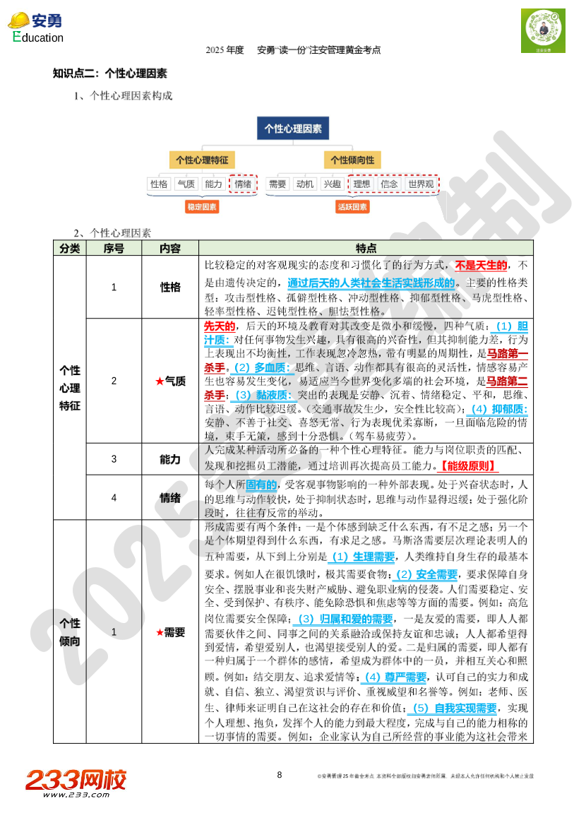 2025年安勇老师亲编-《安全生产管理》黄金考点.pdf-图片10