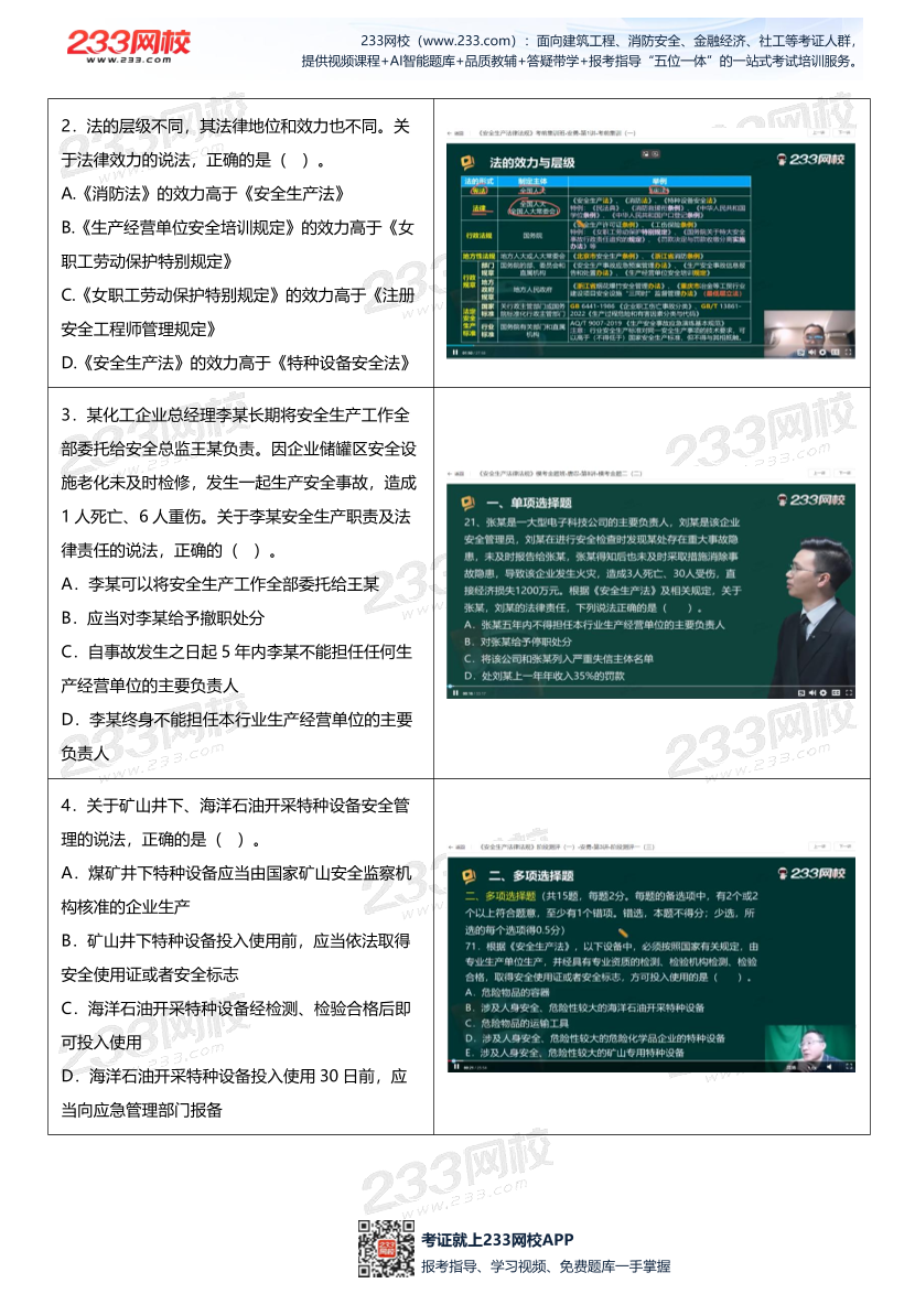 【233网校】2025年注安《安全法律法规》考情分析及押考点总结.pdf-图片5