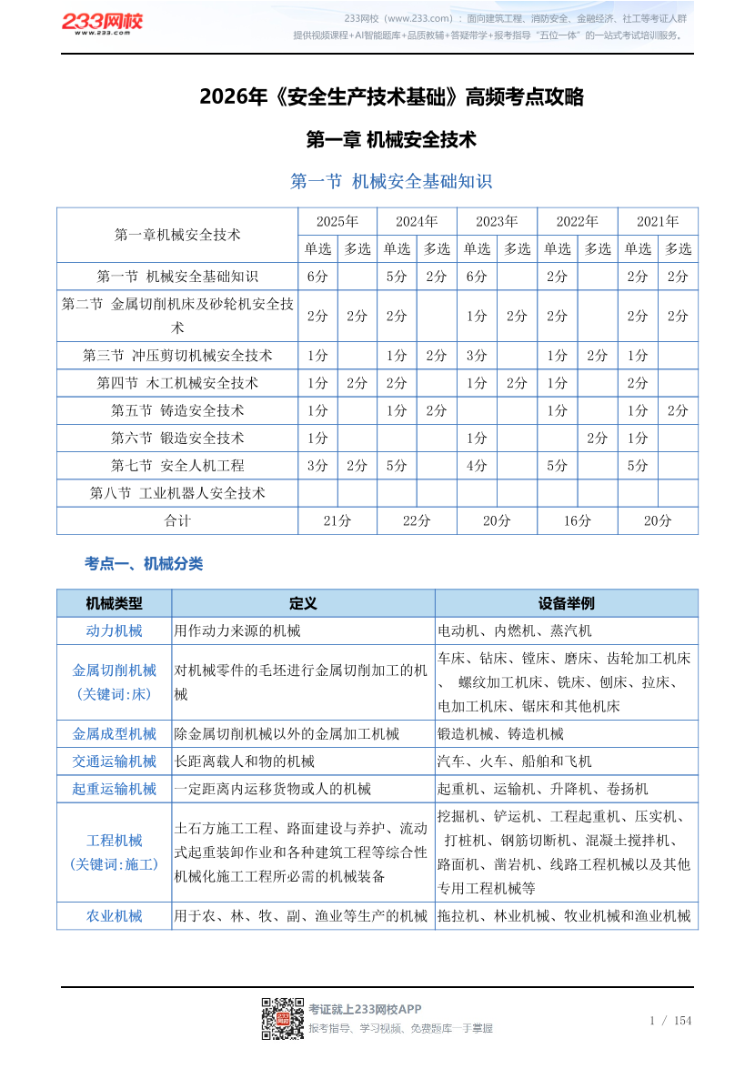 2026年《安全生产技术基础》高频考点攻略.pdf-图片1
