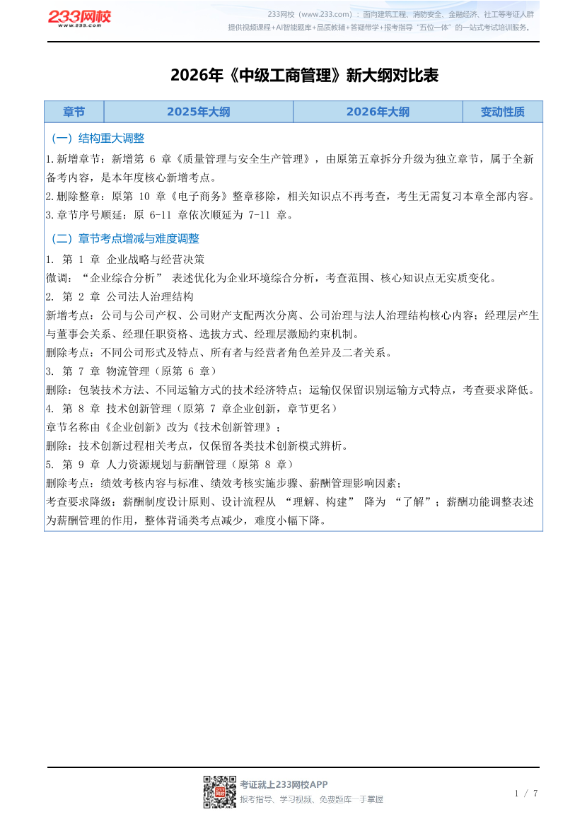 2026年《中级工商管理》新大纲对比表.pdf-图片1